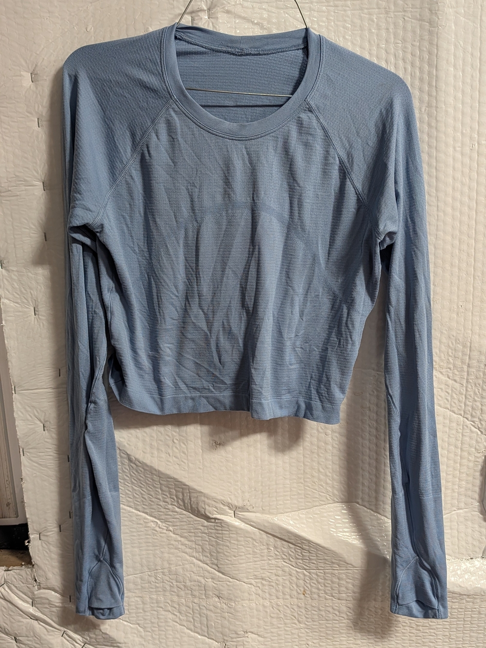 lululemon athletica Light Blue Long-Sleeve Crew Top